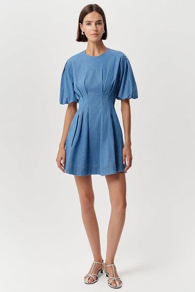 Exquise Exquise Briella Crew Neck Fitted Mini Dress
