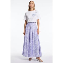 Exquise Exquise Cut Jacquard A Line Midi Skirt With Pockets