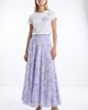 Exquise Exquise Cut Jacquard A Line Midi Skirt With Pockets - 3