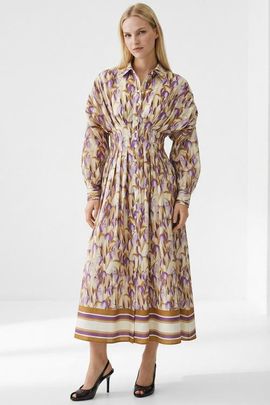 Exquise Exquise Delmare Fitted Midi Shirt Dress