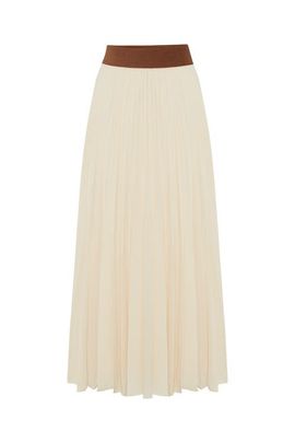 Exquise Exquise Diana Pleated Midi Skirt