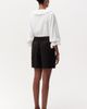 Exquise Exquise Donovan High Waist Pleated Linen Shorts - 5