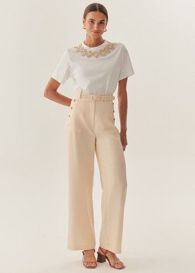 Exquise Exquise Ember Refined Creased Wide Leg Pants