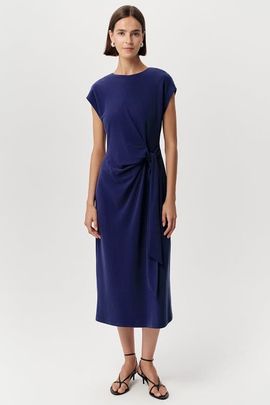 Exquise Exquise Ferguson Crew Neck Knit Midi Dress