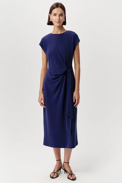 Exquise Exquise Ferguson Crew Neck Knit Midi Dress