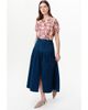 Exquise Exquise Fitted Midi Skirt With Side Slit - 1