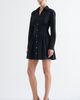 Exquise Exquise Fitted Mini Dress With Metal Buttons - 1