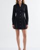 Exquise Exquise Fitted Mini Dress With Metal Buttons - 2