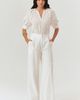 Exquise Exquise Gabriela Broderie Anglaise Fabric Pants - 1