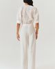 Exquise Exquise Gabriela Broderie Anglaise Fabric Pants - 4