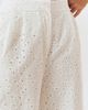 Exquise Exquise Gabriela Broderie Anglaise Fabric Pants - 5