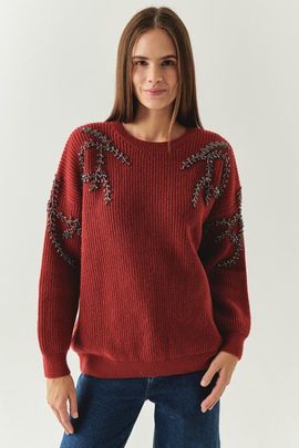 Exquise Exquise Grace Crew Neck Long Sleeve Sweater
