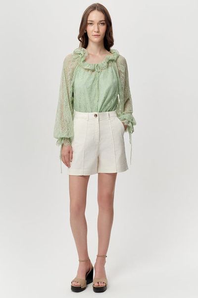 Exquise Exquise Jeremiah Zip Front Pocketed Denim Shorts
