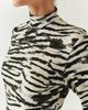 Exquise Exquise Laylani Zebra Print Top - 4