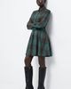 Exquise Exquise Long Sleeve Mini Dress With Waist Detail - 1