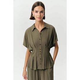 Exquise Exquise Loni Crinkle Shirt