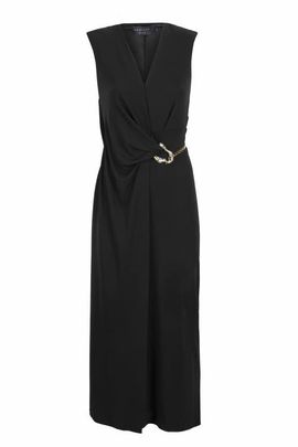 Exquise Exquise Lorelai Chain And Buckle Detail Midi Dress