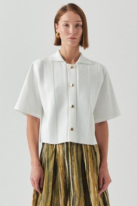 Exquise Exquise Marilyn Short Sleeve Poplin Shirt