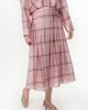 Exquise Exquise Pleated Lined Tencel Blend Midi Skirt - 4