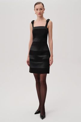 Exquise Exquise Ribbon Strap Mini Dress