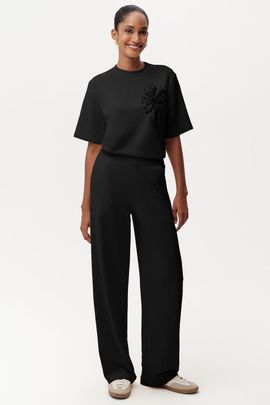 Exquise Exquise Shayna K Pants Wide Leg Knit Trousers