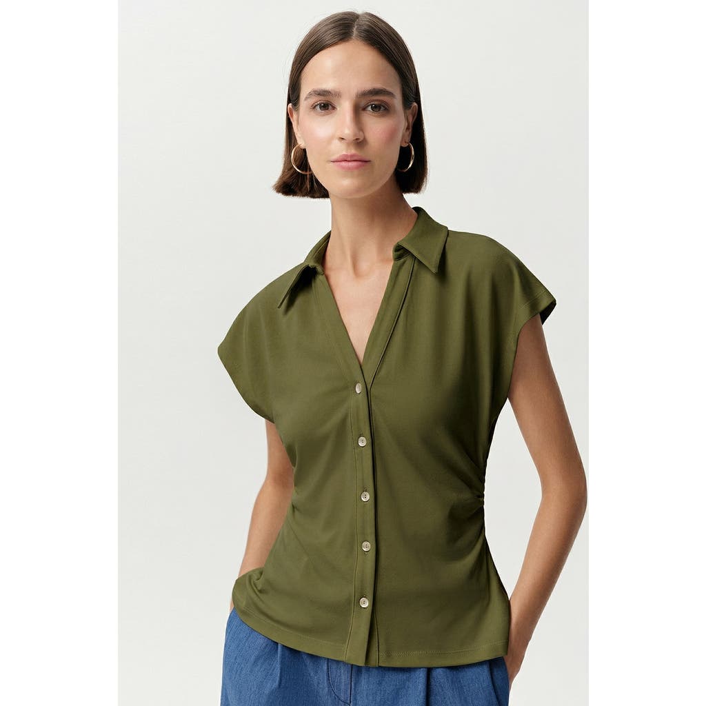 Exquise Exquise Siennal Short Sleeve Knit Shirt
