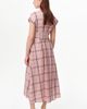 Exquise Exquise V Neck Sleeveless Midi Dress With Shirred Waist - 4