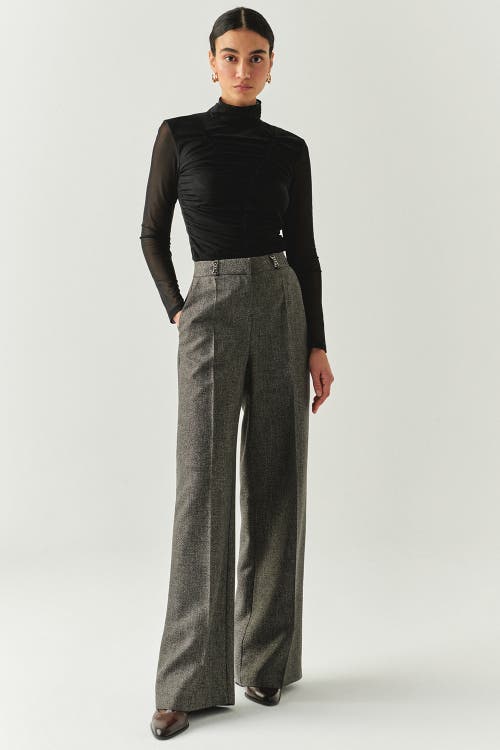 Exquise Exquise Wide Leg Pocketed Pants