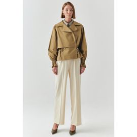 Exquise Exquise Yareli Shirt Collar Cotton Jacket