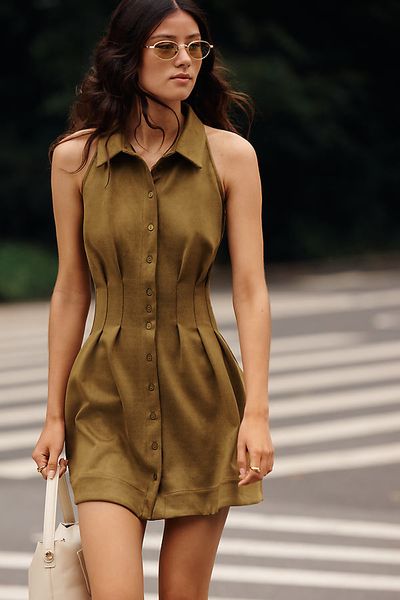Exquise Tobie Pintuck Mini Dress