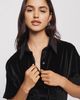 Exquise Tobie Velvet Mini Shirtdress - 2
