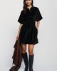 Exquise Tobie Velvet Mini Shirtdress - 3