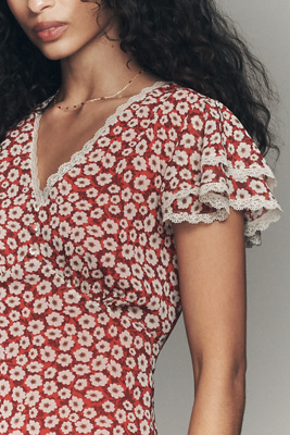 exquise red dress Samara Midi Dress