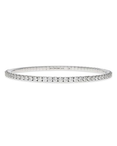 Extensible Extensible 18K Yellow Gold Diamond Stretch Tennis Bracelet
