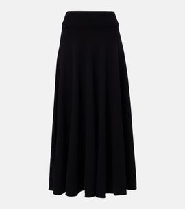 Extreme Cashmere Extreme Cashmere N°313 Twirl cashmere-blend maxi skirt