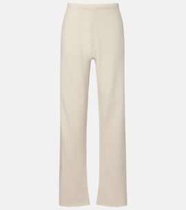 Extreme Cashmere Extreme Cashmere N°320 Rush cashmere-blend straight pants