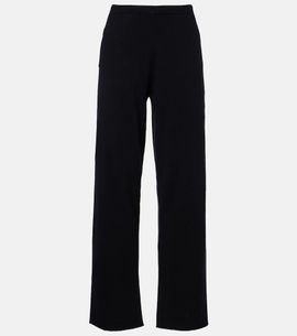 Extreme Cashmere Extreme Cashmere NÂ°320 Rush cashmere-blend wide-leg pants