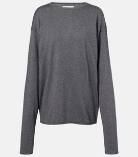 Extreme Cashmere Extreme Cashmere N°347 Aries cotton and cashmere top