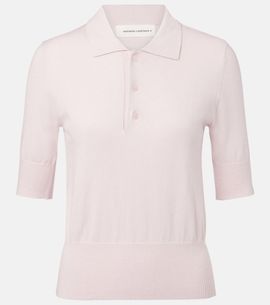 Extreme Cashmere Extreme Cashmere N°351 Park cotton and cashmere polo shirt