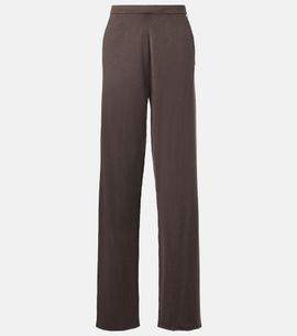 Extreme Cashmere Extreme Cashmere N°353 Relax cotton and cashmere wide-leg pants