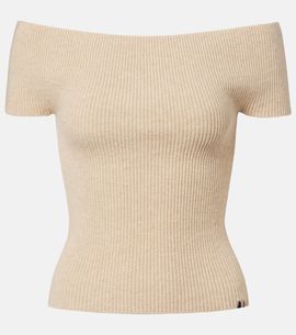 Extreme Cashmere Extreme Cashmere NÂ°381 Libra cashmere-blend top