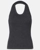 Extreme Cashmere Extreme Cashmere N°409 Jerry halterneck cotton and cashmere top - 1