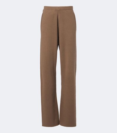 Extreme Cashmere Extreme Cashmere N°479 Runaway cashmere-blend wide-leg pants