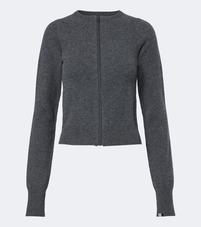 Extreme Cashmere Extreme Cashmere N°494 Tangerine cashmere-blend cardigan