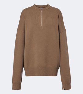 Extreme Cashmere Extreme Cashmere N°496 Like cashmere-blend half-zip sweater
