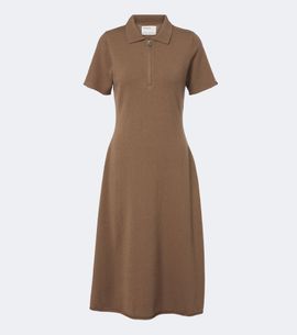 Extreme Cashmere Extreme Cashmere N°497 Georgia cashmere-blend polo dress