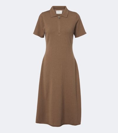 Extreme Cashmere Extreme Cashmere N°497 Georgia cashmere-blend polo dress