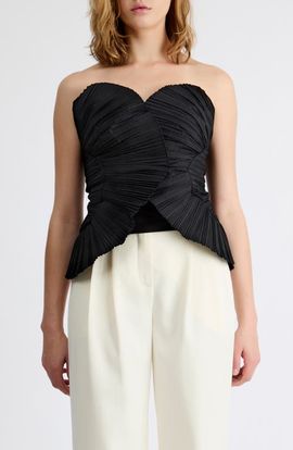 Extro & Vert Extro & Vert Grace Plissé Bustier Top