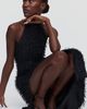 Extro & Vert Halter Fringe Midi Dress - 2