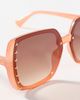 Eyeking Oversized Square Studded Sunglasses - 3